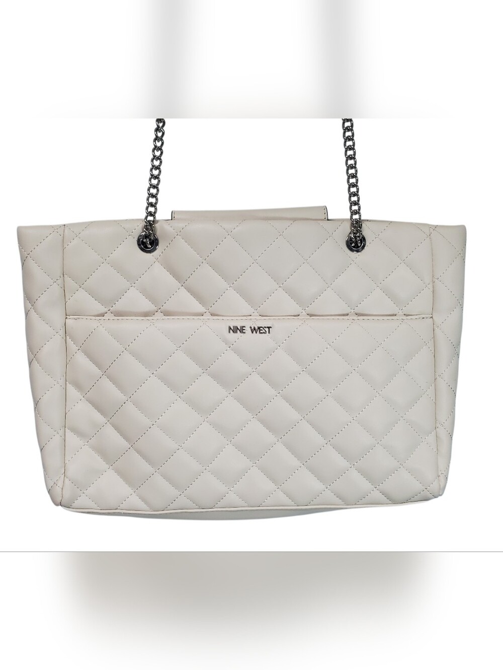 Office Siren Classy Convertible Quilted Nine West Shoulder Bag Cross Body Purse